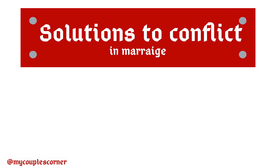 Solutions to Conflicts 